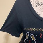 Fifth Sun Semi Sheer Holiday Short Sleeve T-Shirt Photo 7