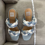 DV Dolce Vita Chunky Braided Sandal‎ Blue Size 9 Photo 2