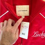 Lucky Brand - Raglan Track Jacket in Red & White Photo 1
