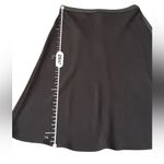 Loft  NWT A-Line Skirt Women's Size 2 Gray‎ Silky Back Zip Dressy Office Wear Photo 5