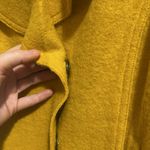 Katherine Barclay  Womens Peacoat Mustard Yellow Black Faux Leather Cuff Sz Small Photo 3