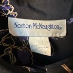 Norton Mcnaughton  Top Women’s Vintage Blouse Button-Up Long Sleeve Art Size L Photo 1