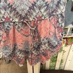 Live Love Dream Aeropostale Pink and Blue Patterned Romper Photo 2