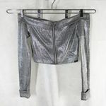 Koral  Restrain Lux Off Shoulder Long Sleeve Crop Top Size Small Lavish Photo 1