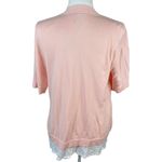 Isaac Mizrahi  Elbow Sleeves Layered Cardigan with Pockets Size Large Photo 5