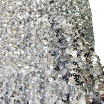 ROTATE BIRGER CHRISTENSEN Samantha Sequined Stretch Mini Wrap Dress Silver 4 Photo 9