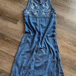 Erika VTG Denim & Embroidered Dress Photo 0