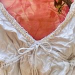 Aeropostale y2k vintage beaded white coquette milkmaid cami Photo 4