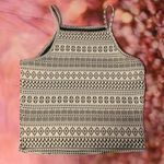 Garage Aztec Print Cropped Shirt Photo 2