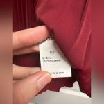 PRETTYGARDEN NWT  Burgundy Pleated Asymmetrical Midi Skirt Size XL Photo 3