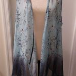 Blue and Purple Floral Vest Shawl Size 1X Photo 0