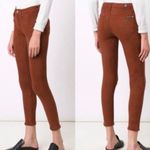 7 For All Mankind  brown suede feel skinny crop pant 27 Photo 1