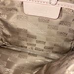 Michael Kors Jet Set Signature Logo Khaki Tote in Beige & Gold Photo 7