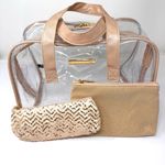 Vince Camuto  large cosmetic bag with two NWOT pouches Photo 1