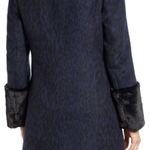 Helene Berman NWT $228 Navy 'Future College' Notch Collar Lined Buttoned Coat S Photo 1