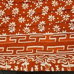 Natalie Martin 💕💕 Long Sleeve Tassel Top ~ Rust Floral Print Large Photo 9