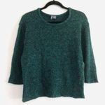 Urban Outfitters  Sparkle Fade Sweater S Knit Jewel Tone Emerald Green Cozy Warm Photo 0