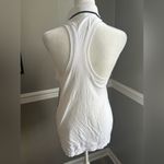 Athleta NWT Momentum Polo Tank top 1/4 Zip Neck White size Small Photo 5