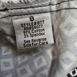 CAbi  Women's Geometric Print Cropped Ankle Pants‎ Cotton Blend Style #877 Size 8 Photo 5