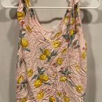 Flora Nikrooz Cute pink sleeveless top tie straps lemons flora Photo 0