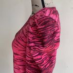 Pam & Gela Revolve  Pink Tiger Print Sweatshirt Sz P Photo 12