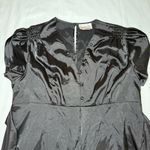 Chadwick's Vintage Y2K Black Dress Size 14 Chadwick’s Gothic Midi Dress Whimsgoth Grunge Photo 5