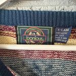 Bonjour Vtg Women’s Nordic Fair Isle Print Crewneck Sweater Grandpacore Comfy Size XL Photo 6