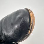 Lucky Brand Women's Leather Dual Side Zip Almond Toe Ankle Boots Black Size 10M Photo 9