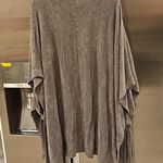 Barefoot Dreams 💕💕 Side-Tie Hi-Low Poncho ~ Olive Branch 1X NWOT Photo 5