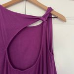 Free People Ribbed Open Cutout Back tank top twist should sleeveless stretch S Photo 2