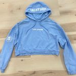 Barstool Unwell CALL HER DADDY Hoodie  merch original cropped light periwinkle Photo 2