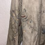 Chico's Vintage Chico’s Boho Floral Patterned Denim Jean Jacket Photo 6