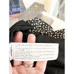 Abercrombie & Fitch Abercrombie Long Sleeve Faux Wrap Polka Dot Mini Dress Black XS Photo 4