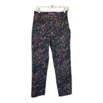 Gloria Vanderbilt  Black Floral Ankle Jeans Size 6 Photo 5