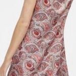 Massimo Dutti 100% Silk Pink Paisley Feminine Sleeveless Dress Floral Luxury Photo 1