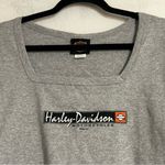 Vintage Harley Davidson Square Neck Side Stripe Baby Short Sleeve T Photo 1