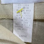 Vintage Charles Keath Tunic Top Womens L Yellow Linen Blend Pineapple Tropical Size L Photo 10