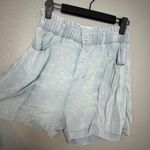 Chaser  Flowy High Waist Shorts Size S Paperbag Pockets Vintage Wash Snap Close‎ Photo 2