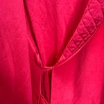 Vanity Fair Vintage Fleece Robe Housecoat Size M Bright Pink Nylon Blend Quilted Photo 6