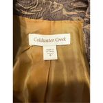 Coldwater Creek  Women’s Bold Floral Textured Jacket Blazer Open Front SIZE 6 Photo 2