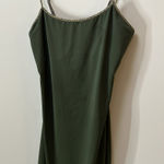 Y2K Green Cheetah Tank Dress Photo 0