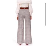 Cara Cara Soho Pants Hannon Plaid Turtledove NWT Size 12 | Tailored Chic Gray Photo 1