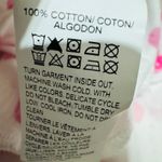 Lucky Brand  Women Polka Dot V Neck Tee Shirt White Pink Size Medium Photo 12