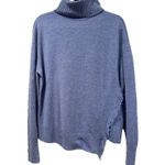 Vineyard Vines  Sweater Women XS Blue Fringe Cashmere Coastal Preppy Old Money Photo 0