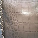 DKNY  Croc Embossed Leather Adjustable Woven Chain Tote Photo 8
