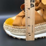 Free People  GAIMO Venus Gold Yellow Bow Espadrille Sneakers Women’s Size 40 US9 Photo 11