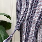 Forever 21 Boho Kimono Cardigan Shawl Stripe Floral Paisley Photo 2