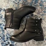DV by Dolce Vit Dolce Vita Black Larabey Belted Leather Ankle Boots Photo 1
