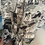 No Comment Newspaper Print Long Sleeve Top Photo 1