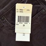 Edyson Womens Hampton Skinny Corduroy Pants Size 29 Dark Grey/Charcoal NWT Gray Photo 2